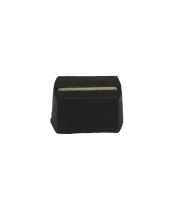 PD-006 Perilla para Potenciometro Deslizable Original 1.2X2X1CM Color Negro Franja Blanca