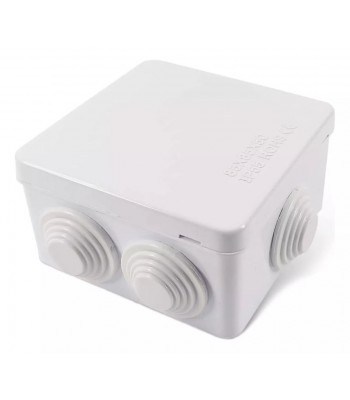 870-1004 Caja Estancas IP55 Nema 85x85x50mm con Conos y Tapa a Presión CCTV