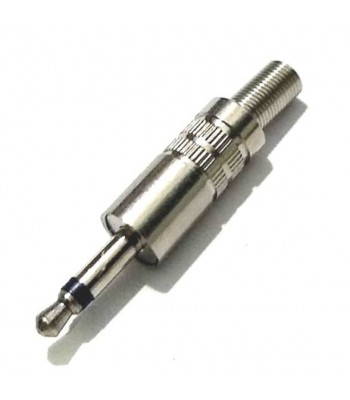 705-873 Plug 3.5mm Mono Metalico con Resorte