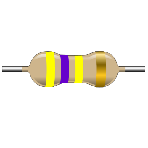 R470K-1 Resistencia de Carbón 470k ohms 1 Watt