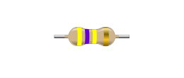 R470K-1 Resistencia de Carbón 470k ohms 1 Watt