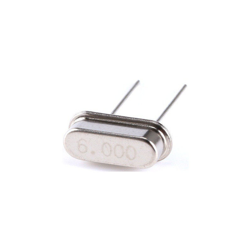 CRC-6M Cristal de Cuarzo Mini 6 MHZ