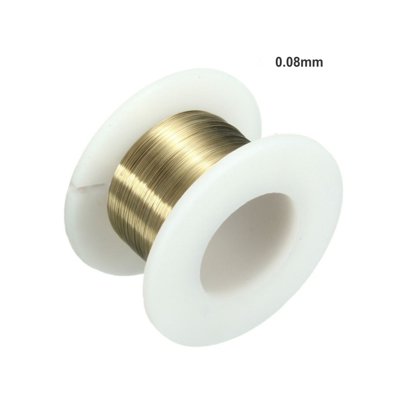 HM008100 Hilo de Molibdeno de 0.08mm (100 Metros)