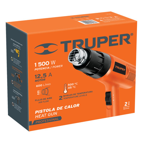 PISCA-A2 Pistola de Calor Profesional 1500W 17279