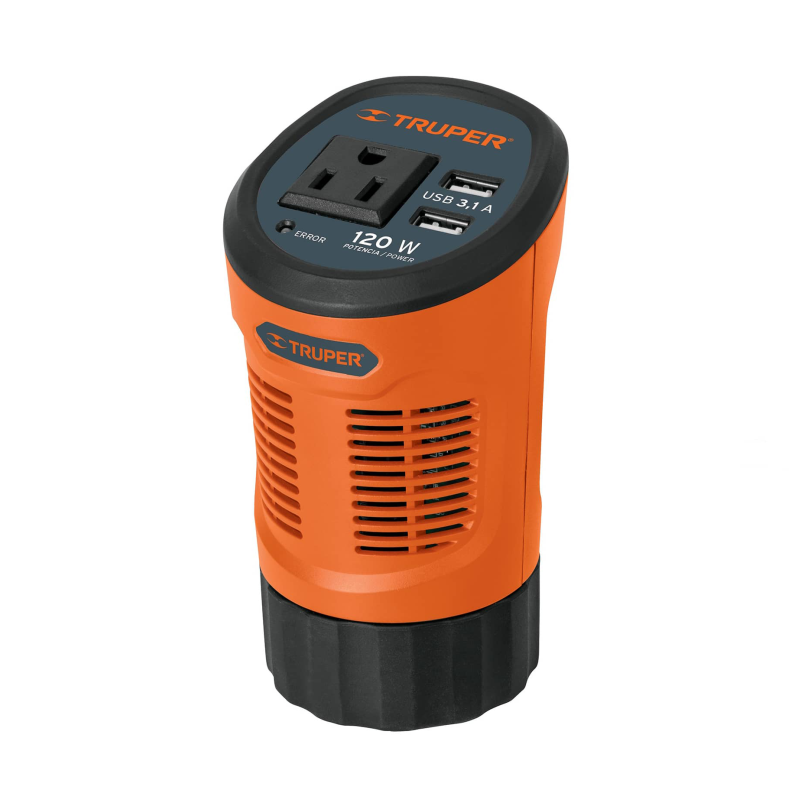 INCO-120 Inversor de Corriente Voltaje 120W para Automóvil 