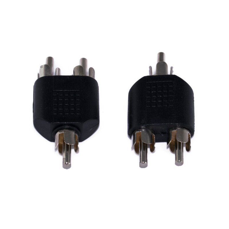 705-056 Adaptador 2 Plug RCA A 1 Plug RCA