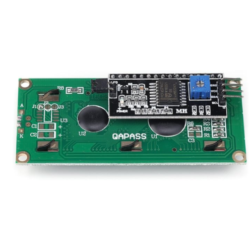 Fondo Azul con Modulo I2C IIC Soldado