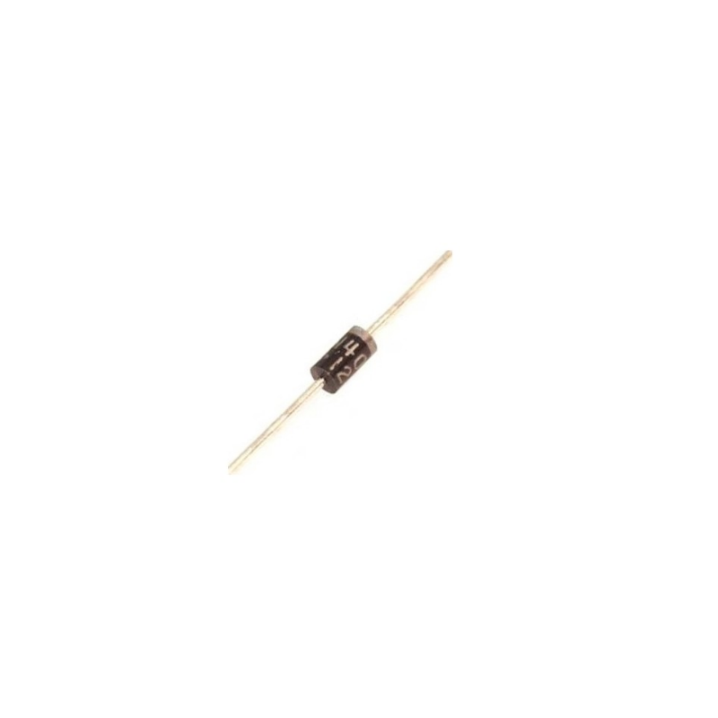 1N4002 Diodo Rectificador Uso General 100V 1A