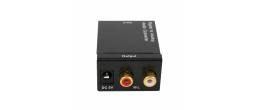 130-039 Convertidor 脫ptico o Coaxial de Audio Digital聽 a RCA Anal贸gico