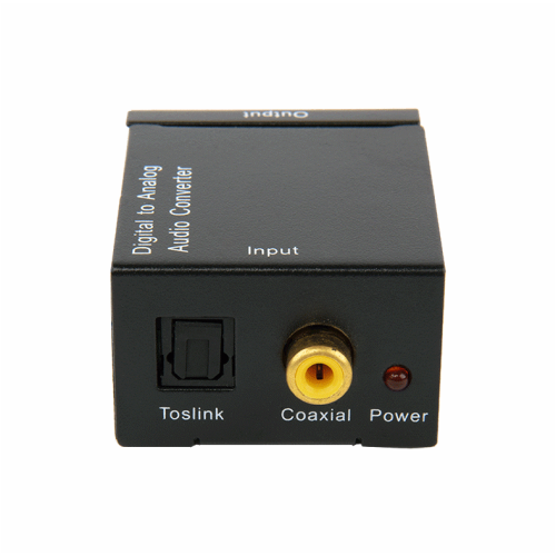 130-039 Convertidor 脫ptico o Coaxial de Audio Digital聽 a RCA Anal贸gico