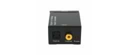 130-039 Convertidor 脫ptico o Coaxial de Audio Digital聽 a RCA Anal贸gico