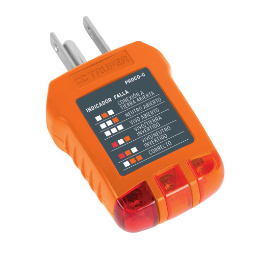 PROCO-C Probador de Receptáculo Tomacorriente 17241