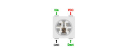 245-1006 LED Inteligente RGB SMD 5050 WS2812B