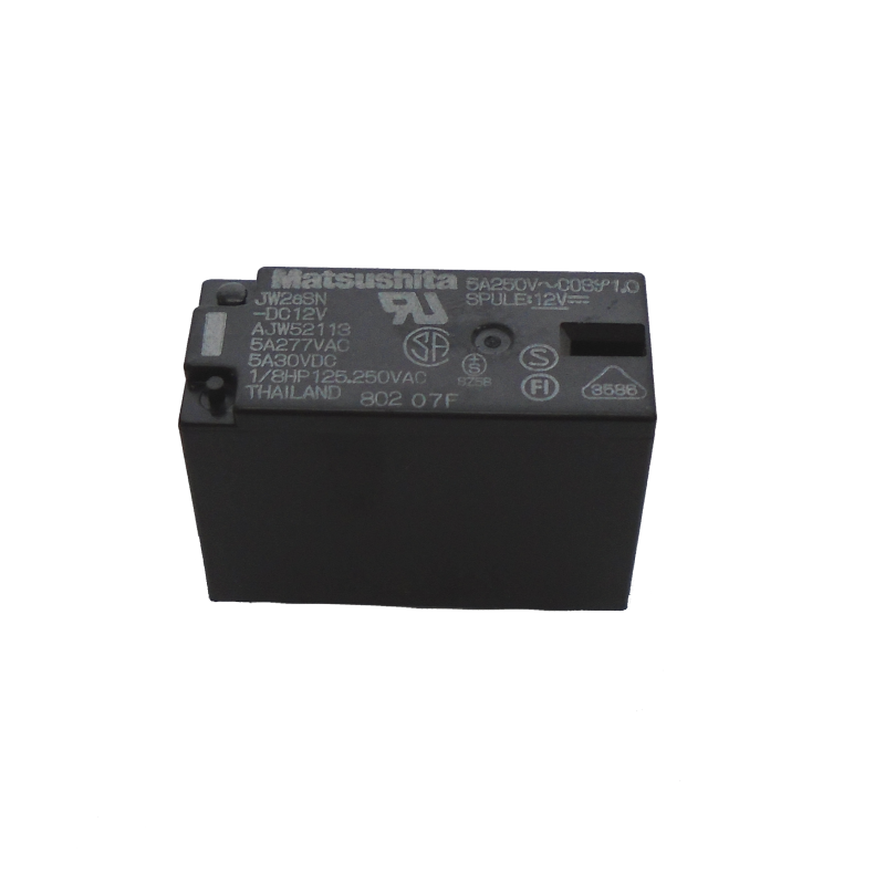 JW2ASN-DC12V Relevador 12V 5A 6 Pines 2 Polos 1 Tiro