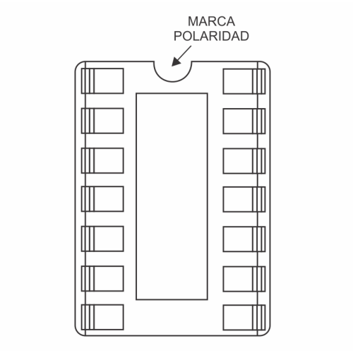 B28PM Base Holder Socket para Circuito Integrado de 28 Pines DIP Maquinado