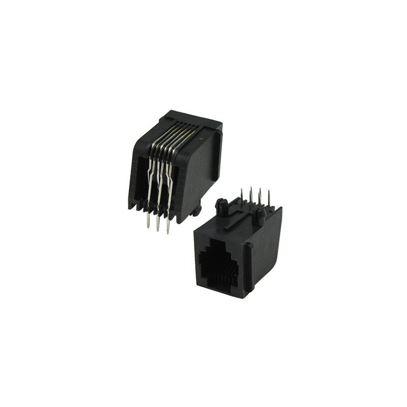 JACK-RJ11-RJ14 Conector jack con pines para PCB RJ11/RJ14