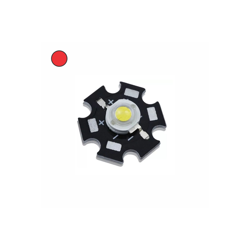 245-1064 LED de Potencia 1W con Disipador