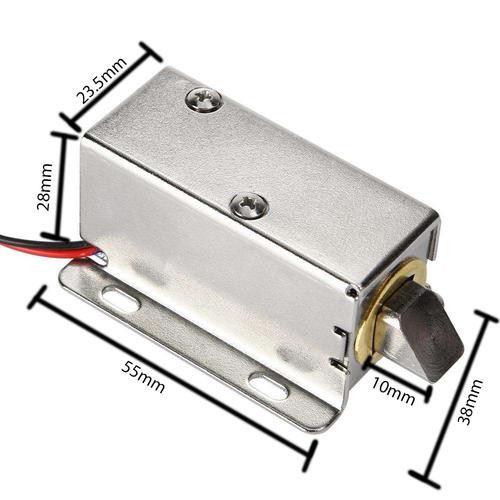 XS-131 Cerradura El茅ctrica 12v, Chapa para Puerta, Solenoide