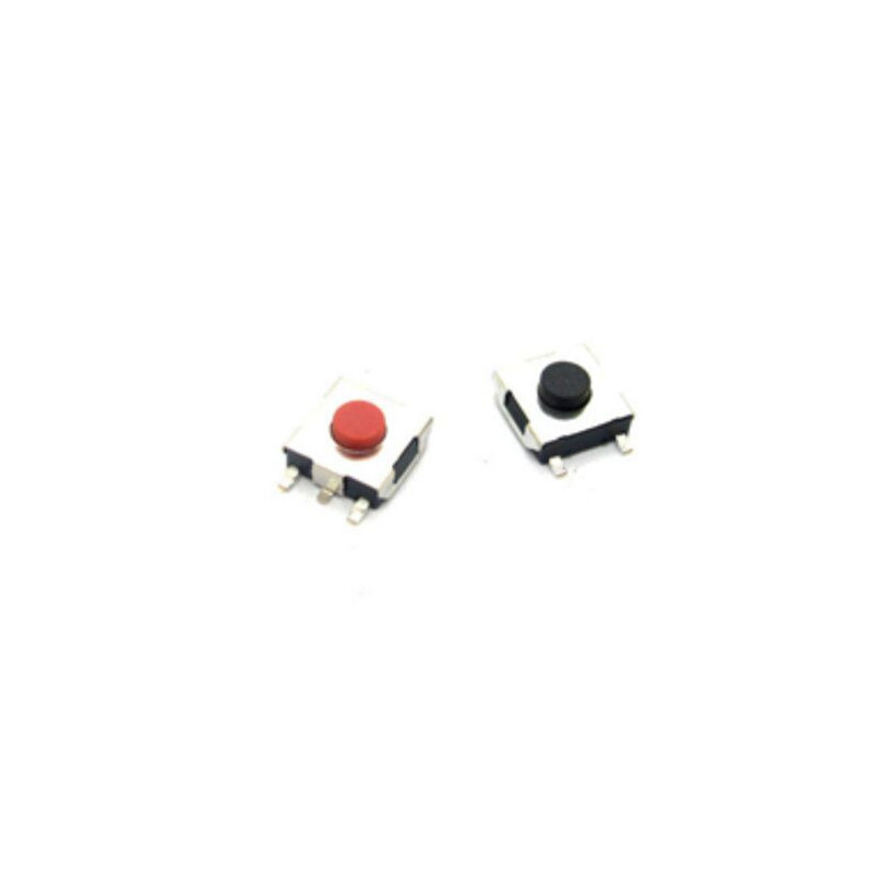 835-1018 Mini Switch Cuadrado Boton Rojo 5 Pines SMD TS-034