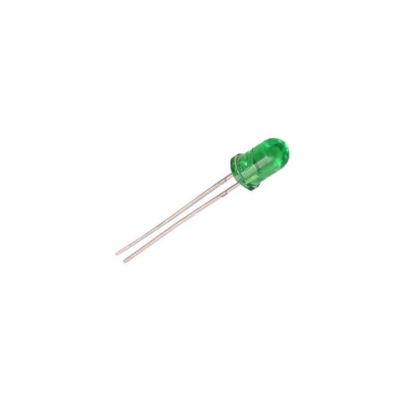 LD3-VER-CR Led 3MM Verde Cristal