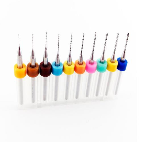 KIT-228 Kit de 10 Brocas Fresas 0.3-1.2mm para PCB