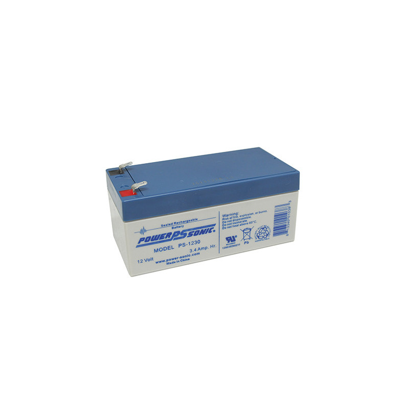 DS12-3.3 Batería Recargable Sellada de Acido Plomo 12V 3.3Ah