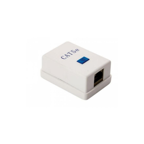 350-051 Roseta Sencilla RJ45 CAT5E Blanca Ethernet