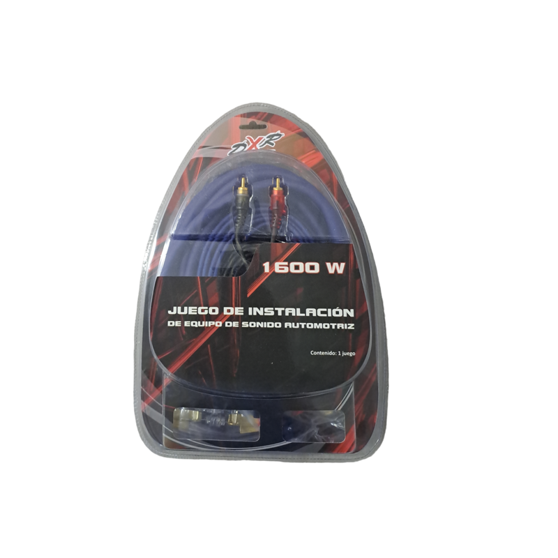 083-033 Kit de Instalación para Audio Car Automotriz Calibre 4 AWG 1600W