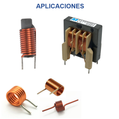 690-1057 Alambre Magneto de Cobre Esmaltado Calibre 30 AWG Dia 0.0509mm IUSA para Inductor Bobina (por metro)