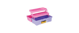 CCO-14RP聽Caja para Herramienta Cosmetiquera, 14", Color Rosa Morado 25052