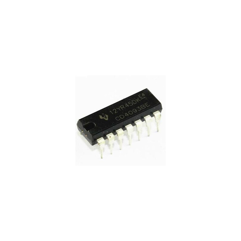 CD4093BE Compuerta NAND Schmitt Cuádruple DIP-14