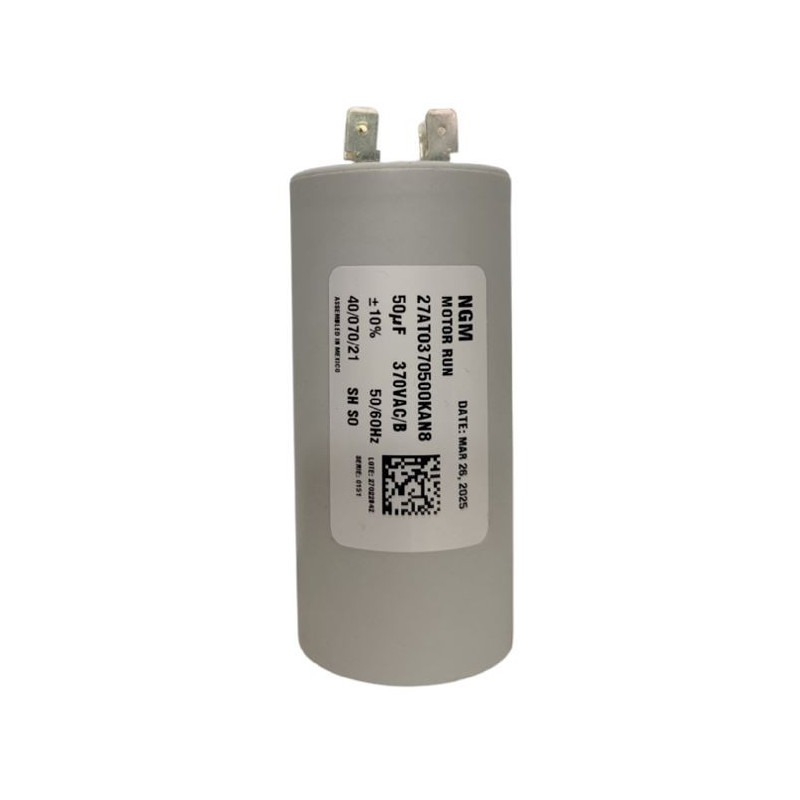 CTA-50-370V Capacitor de Arranque Trabajo 50uF 370V