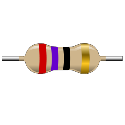R27E-1-2 Resistencia de Carbón 27 ohms 1/2 Watt