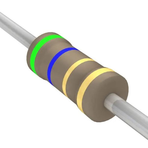 R5E6-1-2 Resistencia de Carb贸n 5.6 ohms 1/2 Watt