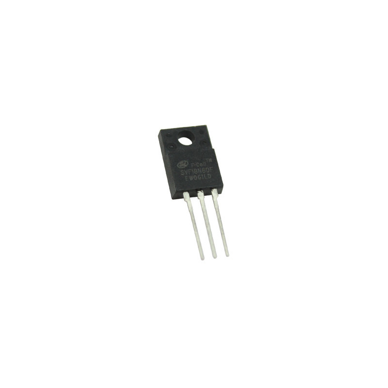 SVF18N60F Transistor MOSFET Canal N 600V 18A TO-220F-3