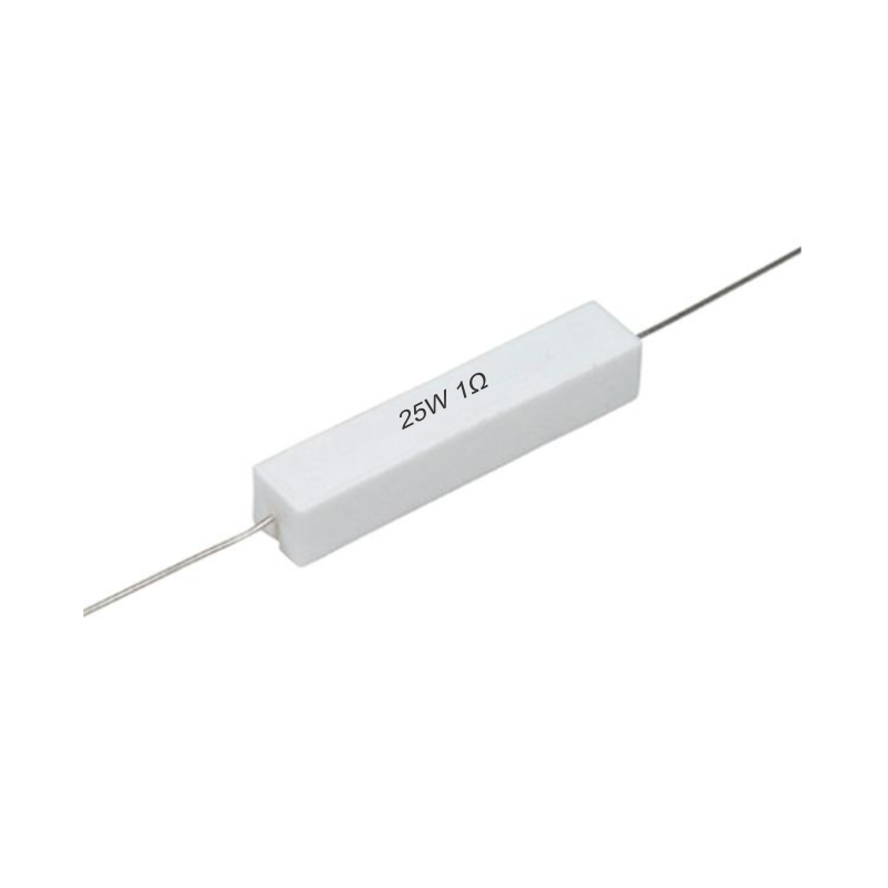 R1E-25W Resistencia a 25W 1 Ohms