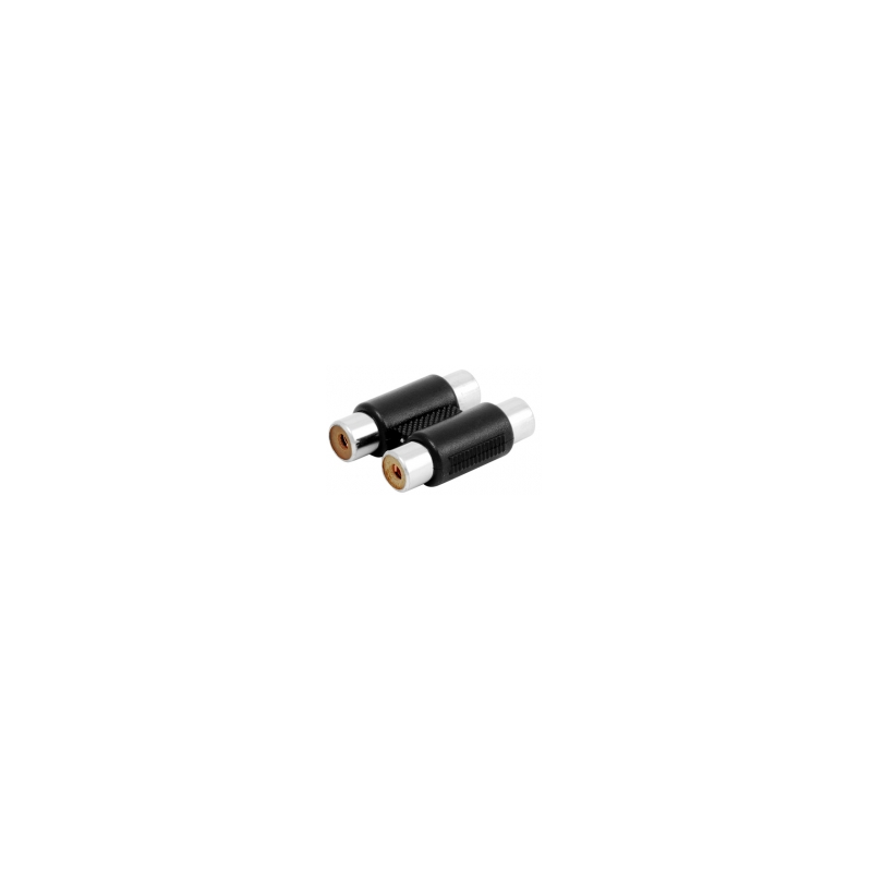 705-082 251-117 Cople Barril Adaptador Jack Doble RCA Hembra Hembra