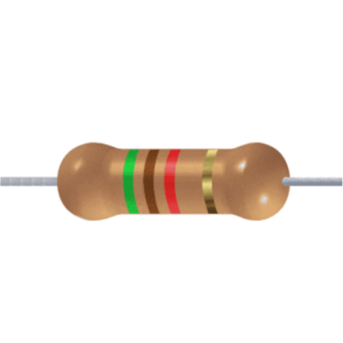 R5K1-2W Resistencia de Carbón 5.1K Ohms 2 Watt FMP200JT-52-5K1