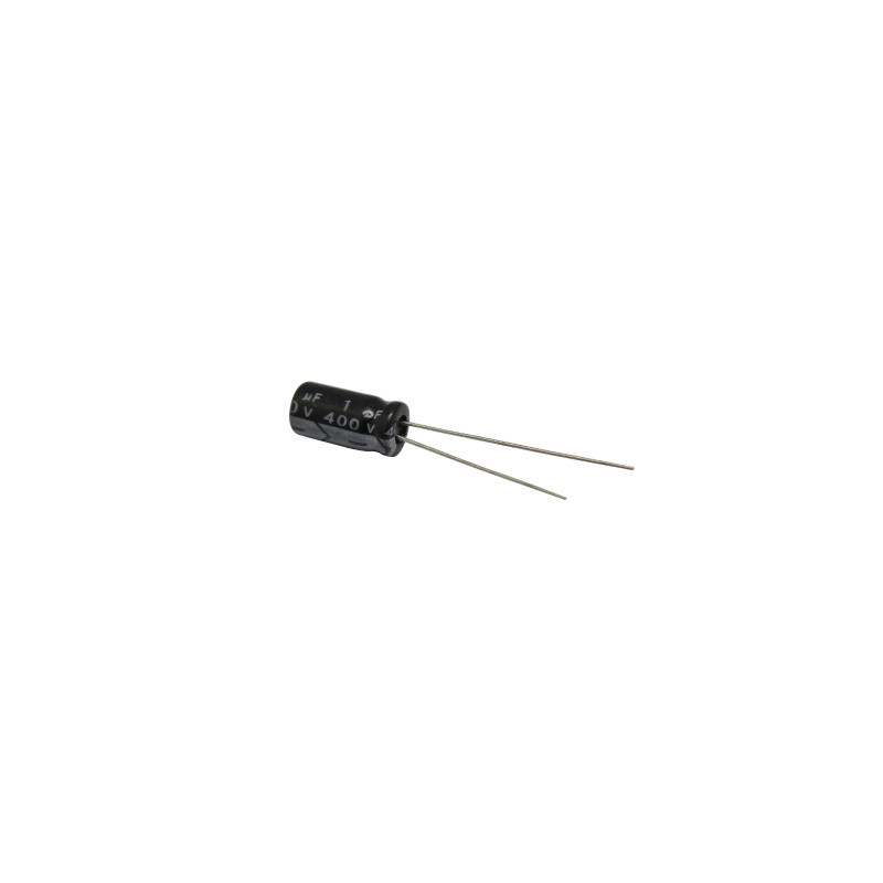 CE-1-400V Capacitor Electrolítico 1uF 400V 105C