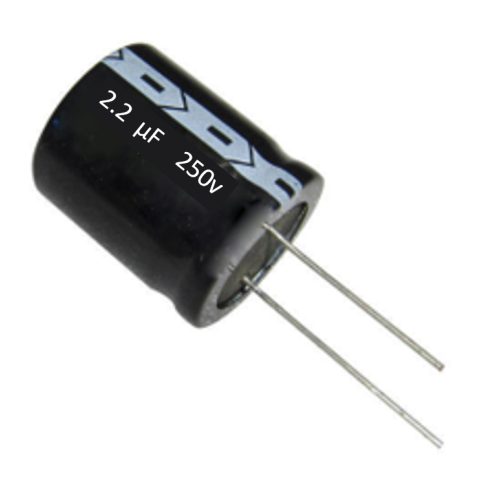 CE-2.2-250V Capacitor Electrolítico