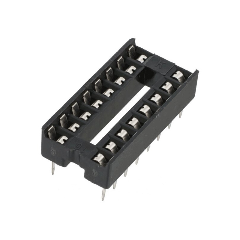 B16P Base Holder Socket para Circuito Integrado de 16 Pines DIP
