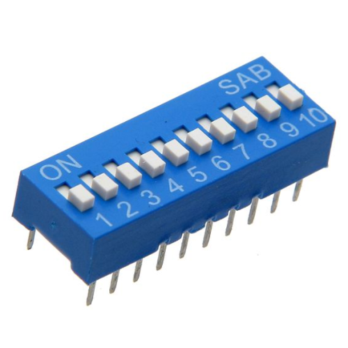 DIP-SW-10 Switch de 10 Canales Individuales
