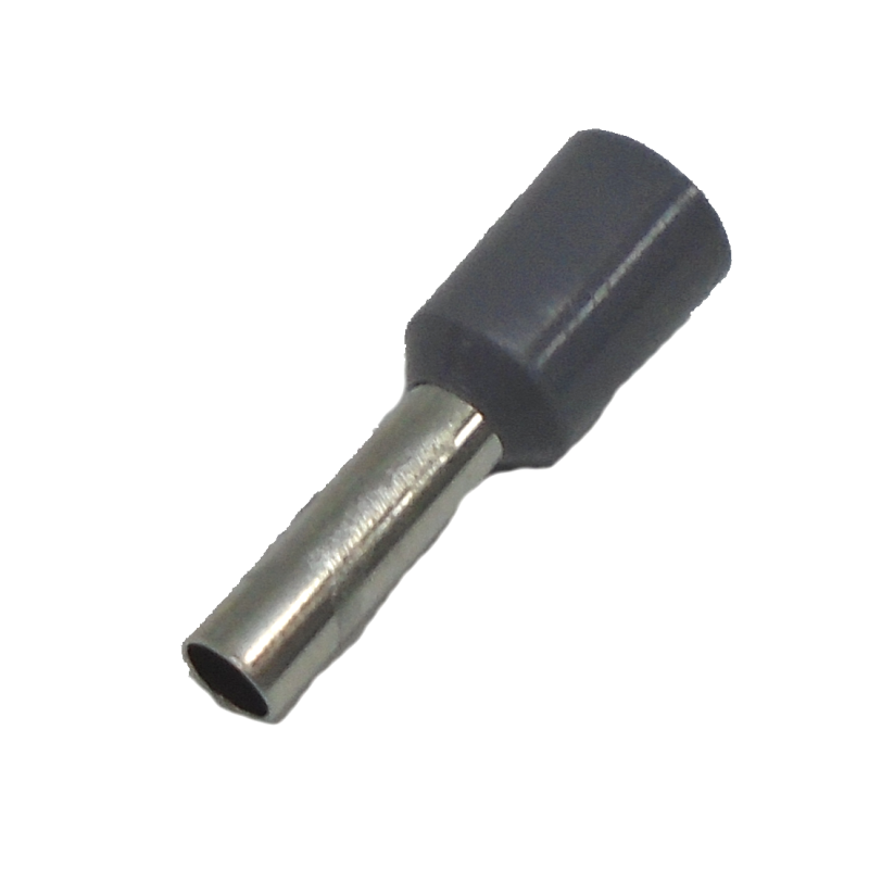 870-050 Terminal Tipo Ferrule Cilindrica Aislada Color Gris 10 AWG
