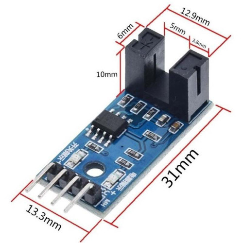 XS-27 Sensor de Velocidad Infrarrojo, Encoder Tipo Herradura FC-03 F249