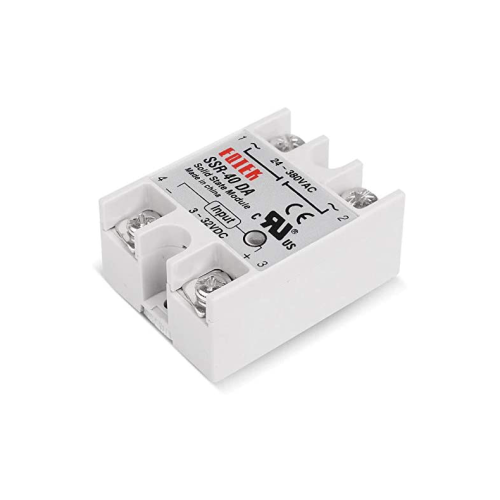 SSR-40-DA Relevador de Estado S贸lido, 40A 380VAC, Control 3-32VCD