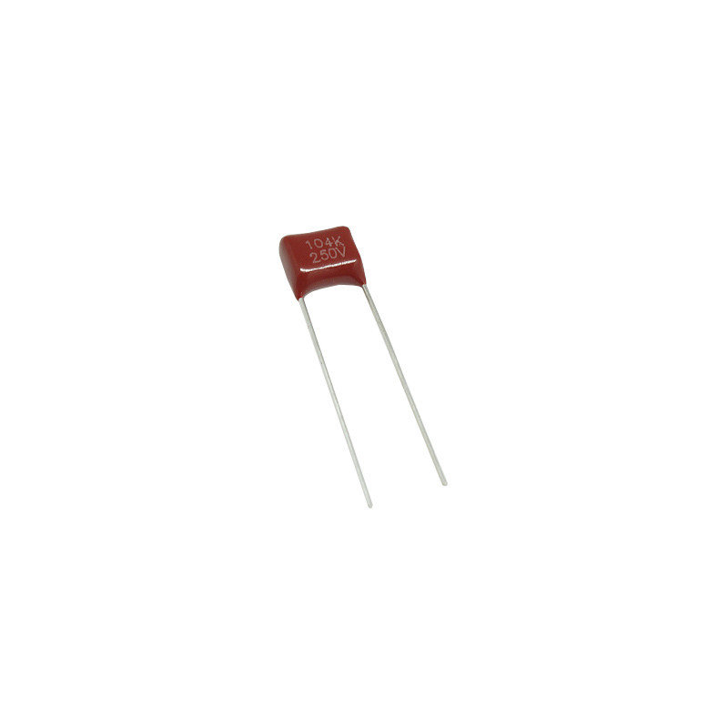 CP-.1-250V Capacitor de Poliester 0.1uF 100nF 250V -104-