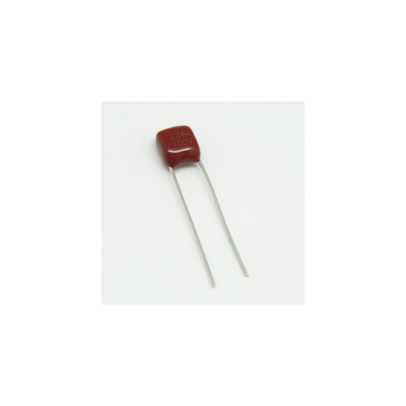 CP-.22-100V Capacitor de Poliester 0.22uF 100V -224-