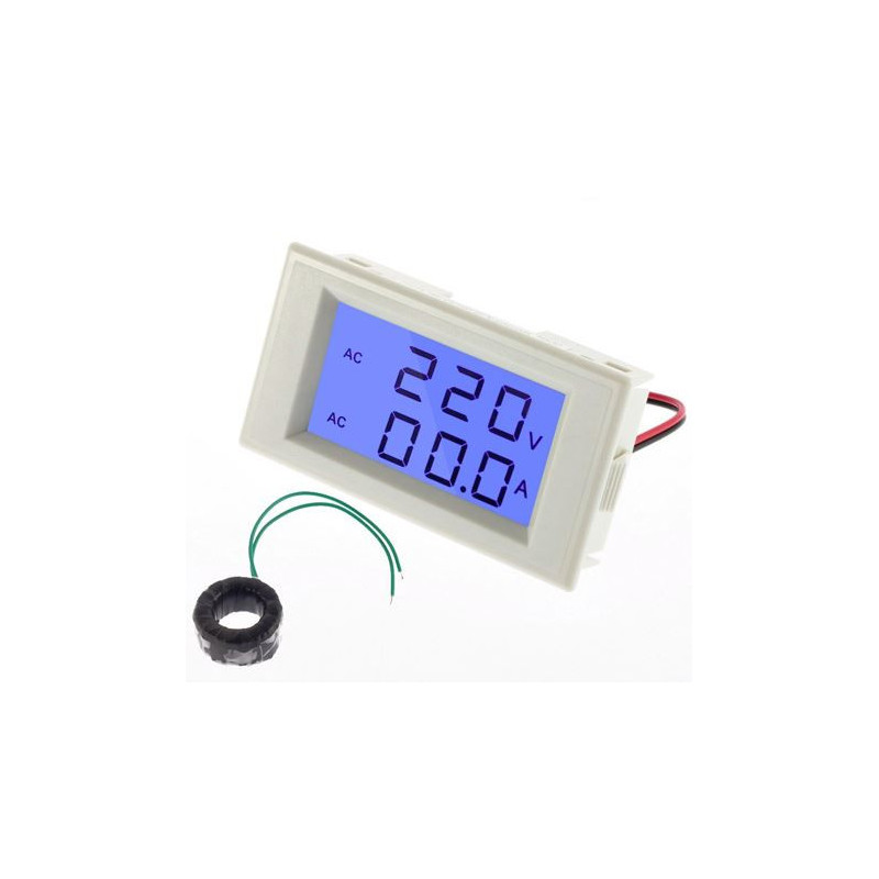 XS-579 Voltímetro Y Amperímetro Digital 80 a 300V 100A AC