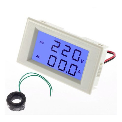 XS-579 Voltímetro Y Amperímetro Digital 80 a 300V 100A AC