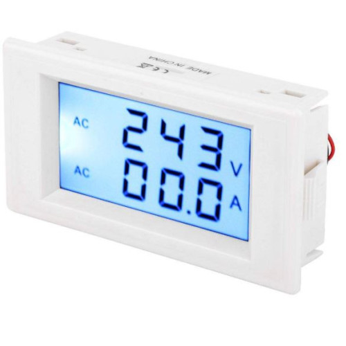 XS-579 Voltímetro Y Amperímetro Digital 80 a 300V 100A AC, Corriente Alterna D69-2042